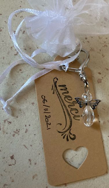 Cadeaux pour les invités reçu! 3