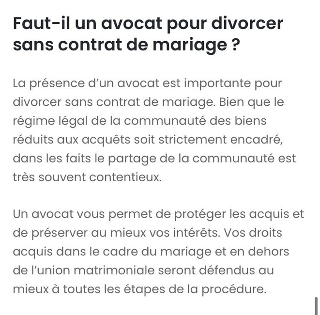 Contrat de mariage ? Désaccord ? 3