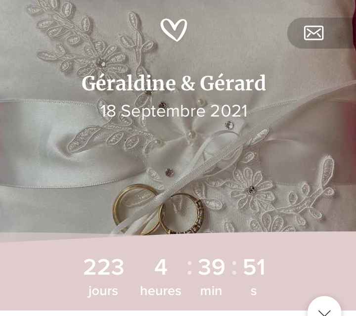 Décompte avant jour j - 1