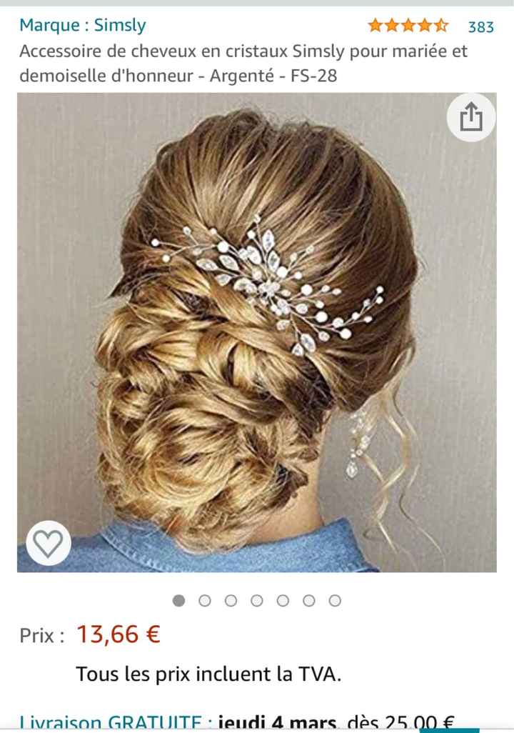 Accessoire cheveux - 1