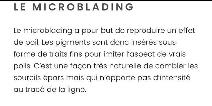 Microblading oui ou non? - 1