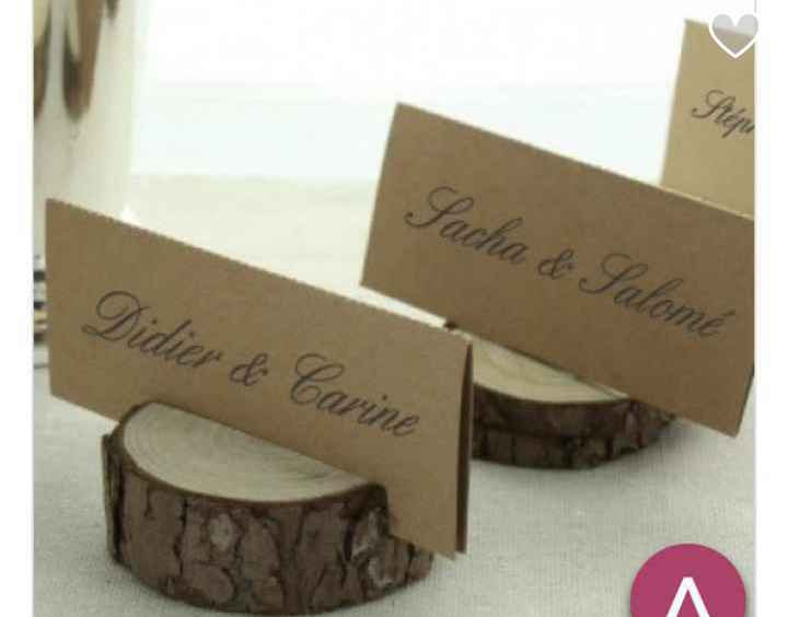 Menus et marque place - 3