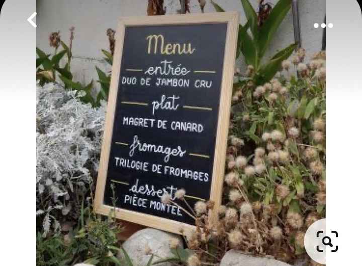 Est ce que ça se fait toujours de mettre les menus sur les tables - 1