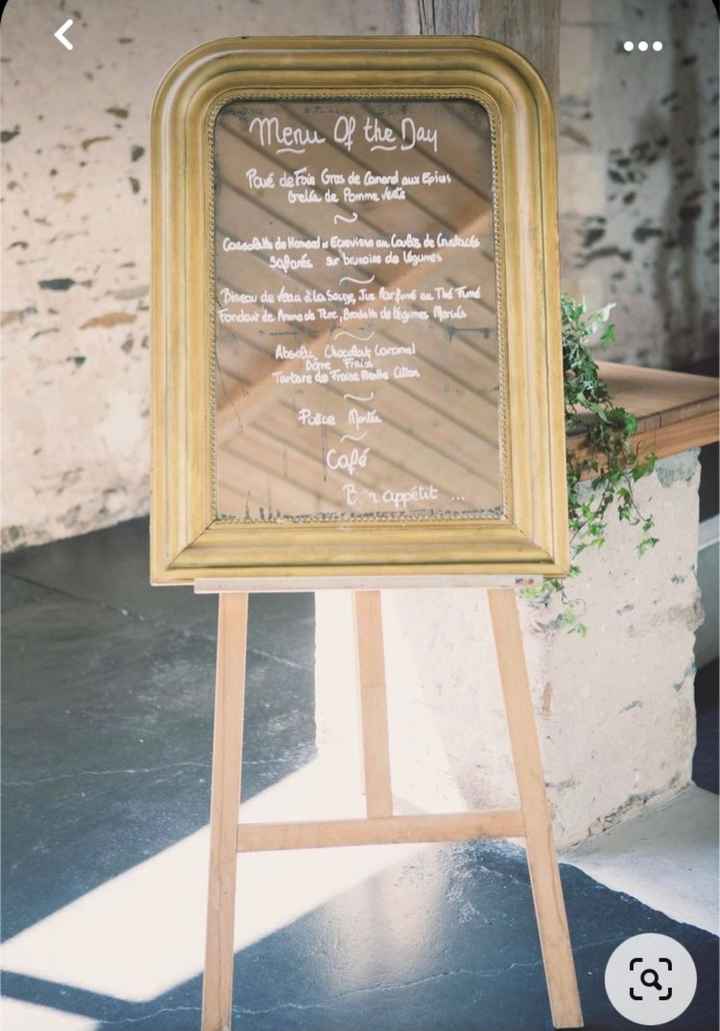 Est ce que ça se fait toujours de mettre les menus sur les tables - 3