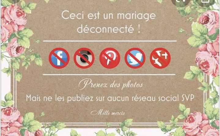 Pas de publication du jour j sur les reseaux... - 1