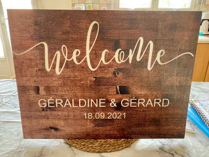 Panneau de bienvenue - 1