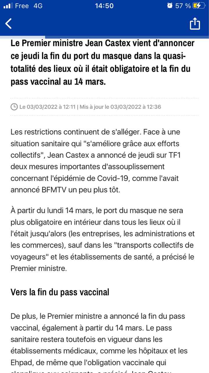 Fin du pass vaccinal - 1