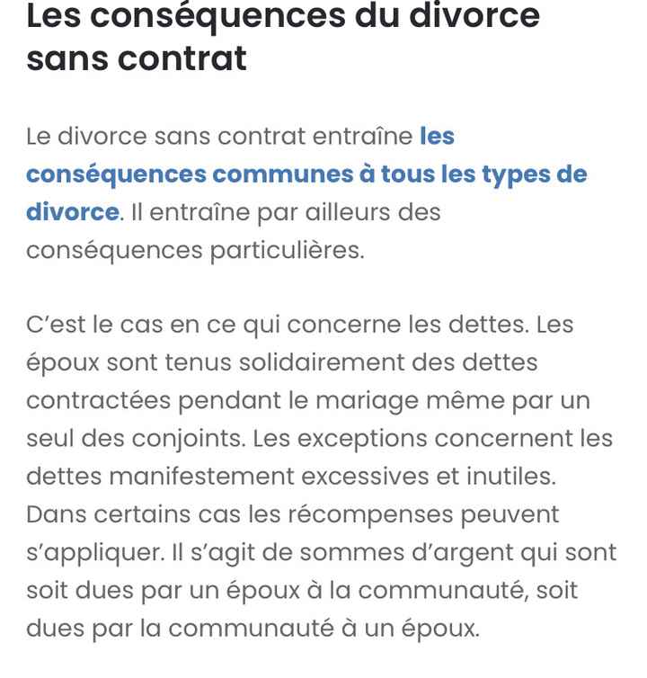 Contrat de mariage ? Désaccord ? - 2