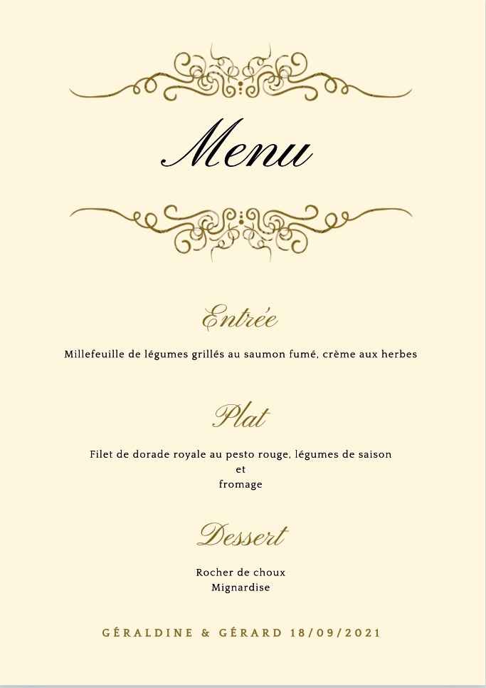Repas - 2