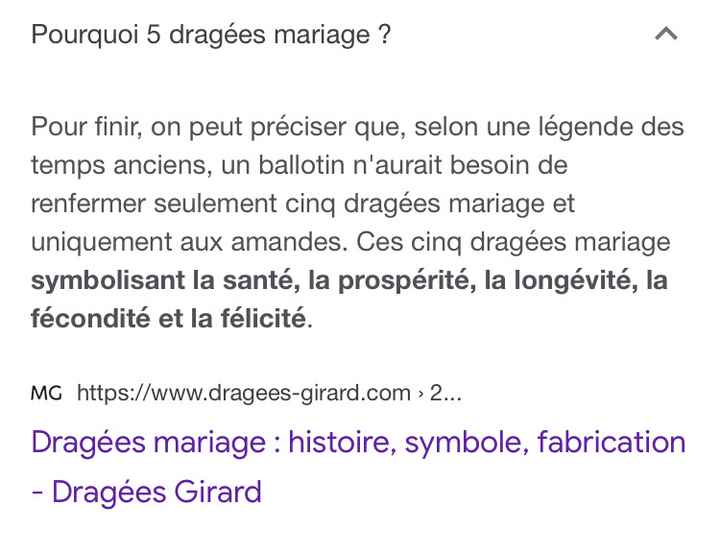 Dragées - 1