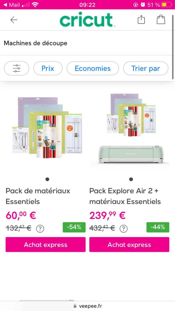 Info: vente privée cricut - 1