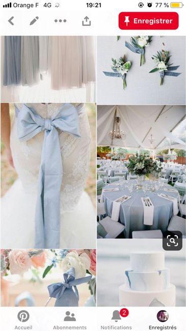 Recherche nappes/serviette bleu pâle - 2