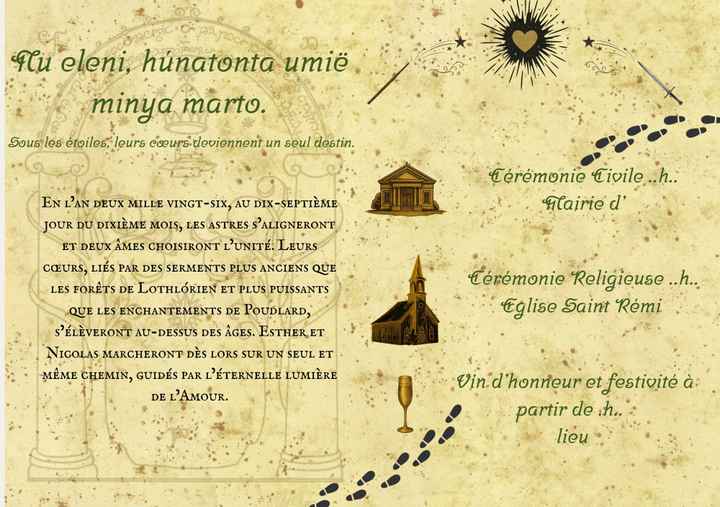 Mariage Octobre 2026 - 2