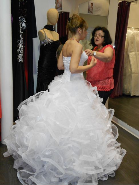 Ré-essayage de MA ROBE