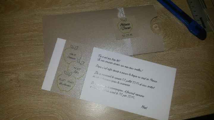 Mes faire part maison... ça avance! ! - 3