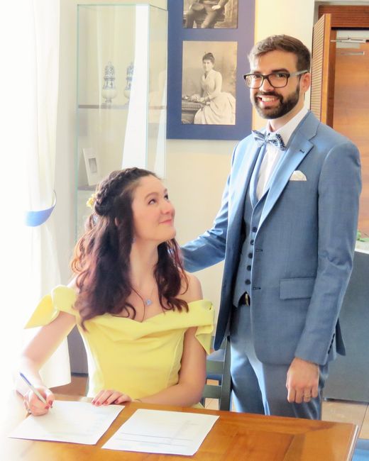 Mariage civil 27.06 dernier 2