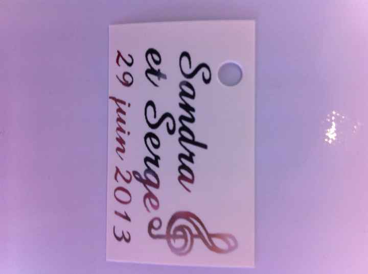 Etiquettes à dragées