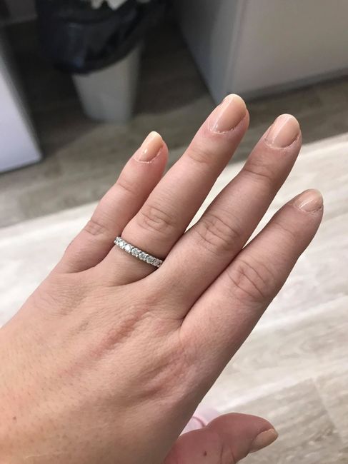 La bague de la demande en mariage 