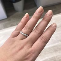 La bague de la demande en mariage 