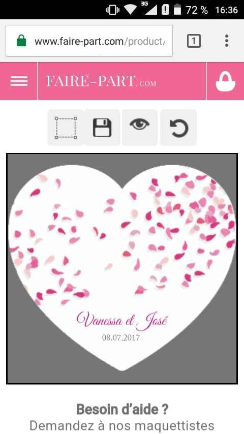 Faire part dite moi les filles - 1