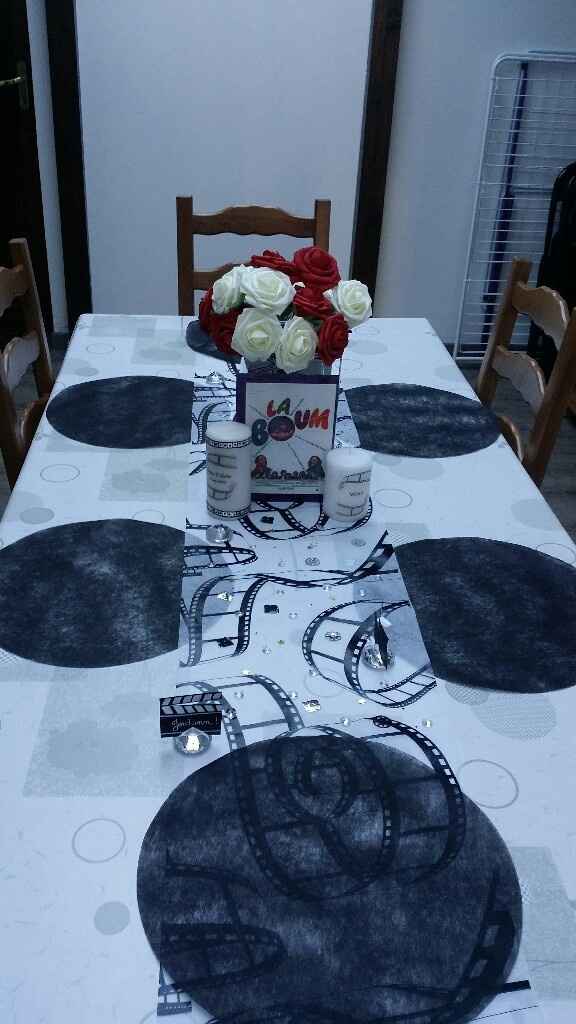 Thème cinéma 1er essai déco de table ? - 1