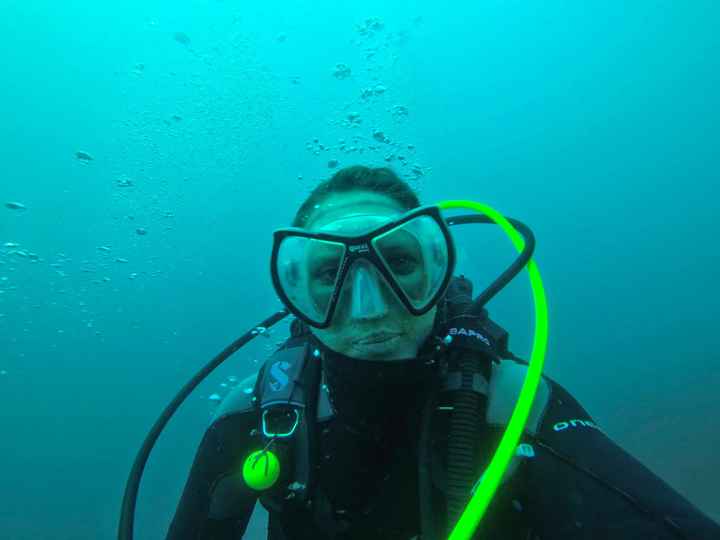 sous l'eau!!