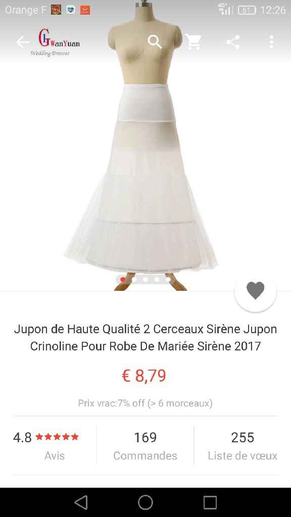 Recherche un jupon - 1