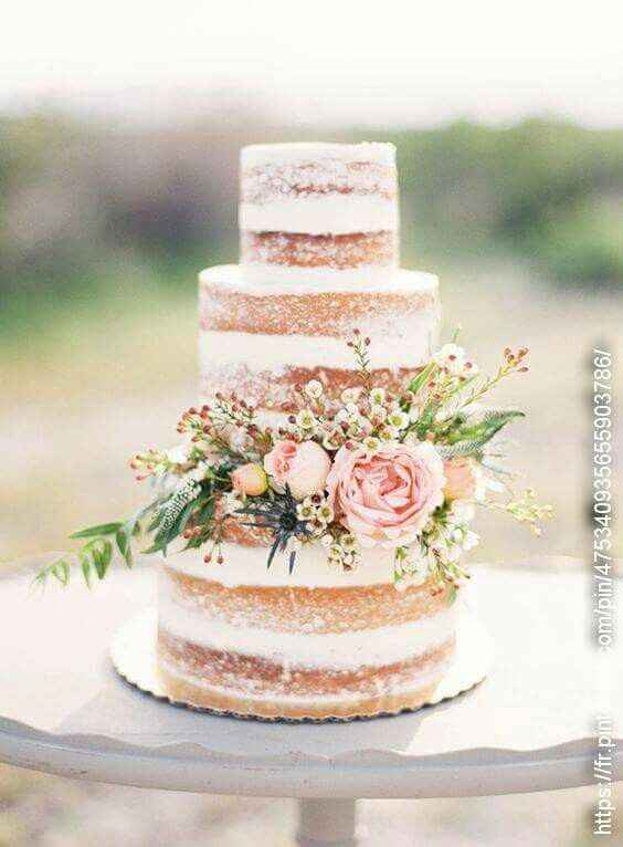 Wedding cake fleuris - 1