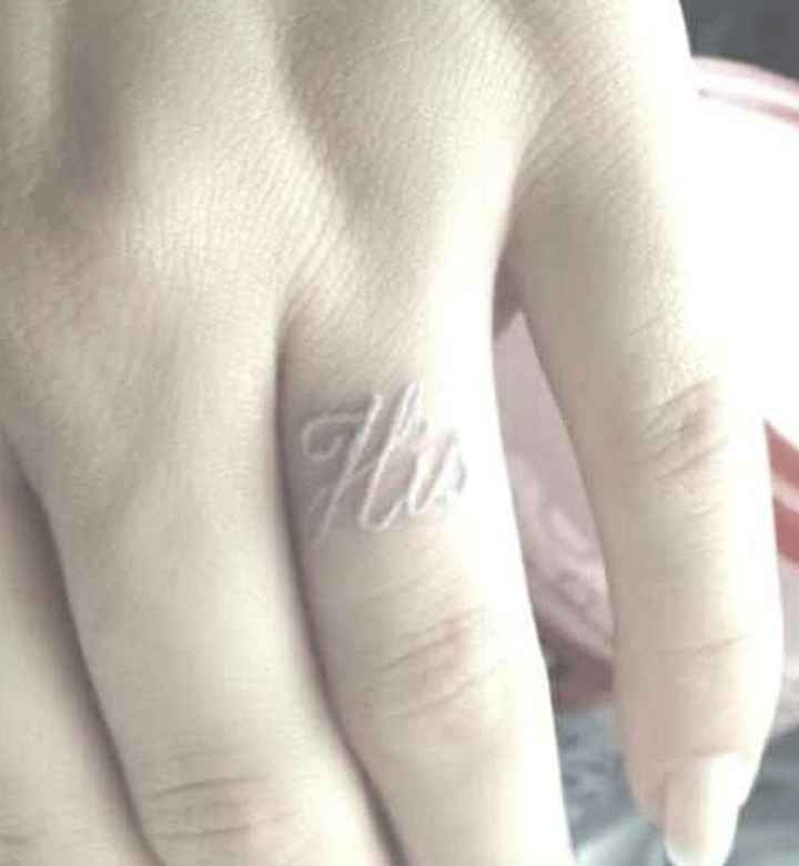 alliances tatouage