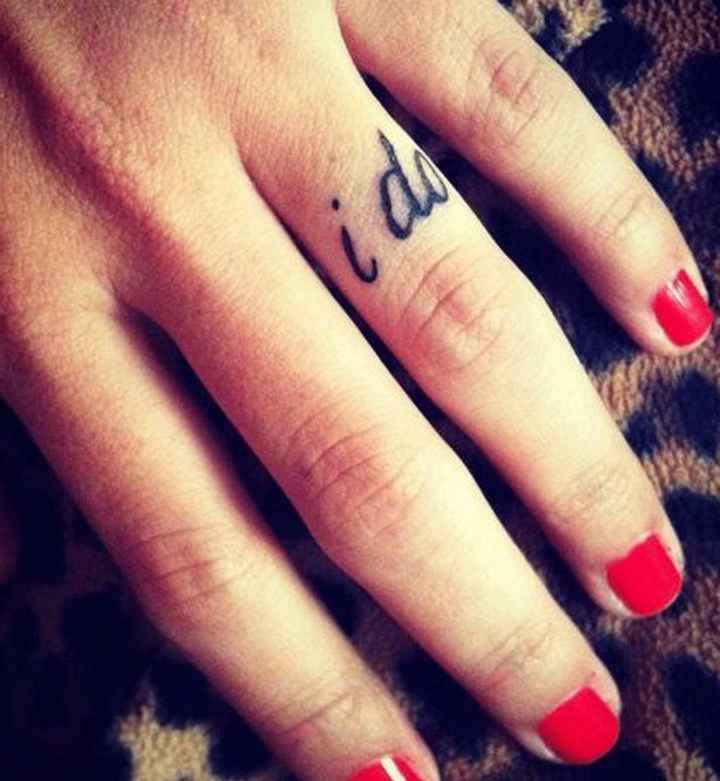 alliances tatouage