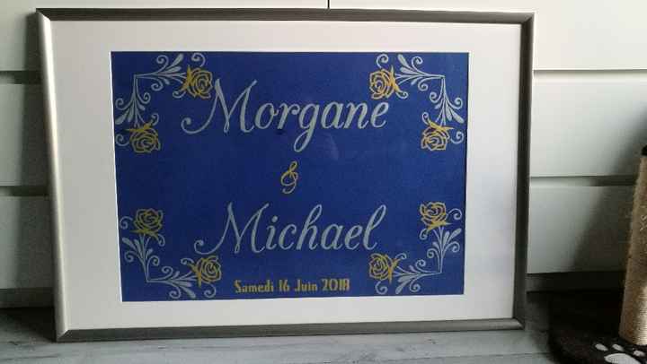 Mon panneau de bienvenue: enfin fini - 2