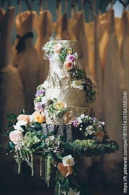 Wedding cake fleuris - 2