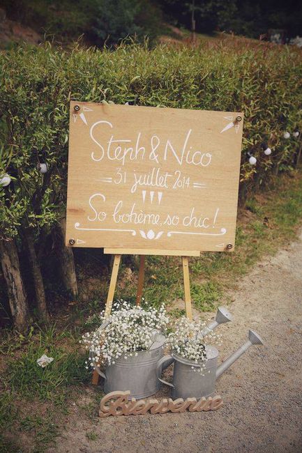 Inspiration mariage - Chevalet 15