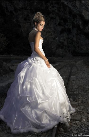 robe de mariée en hiver
