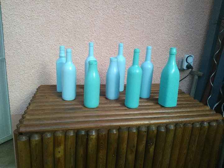 Diy bouteilles et bocaux à peindre - 1