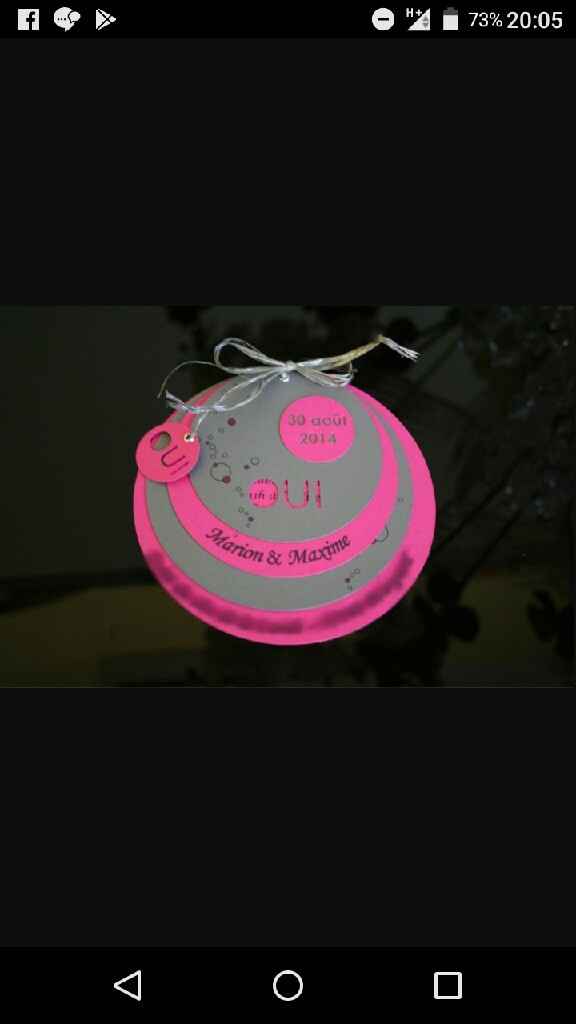 Mariage fuchsia gris blanc - 2