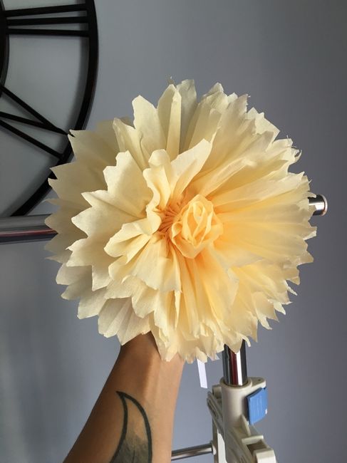 Diy : fleurs en papier pour la déco des tables - 1