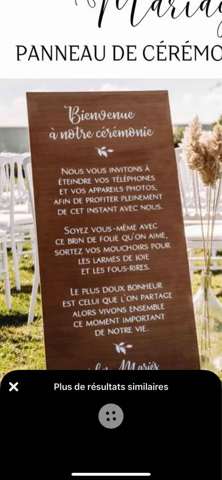 Cérémonie déconnectée - 1