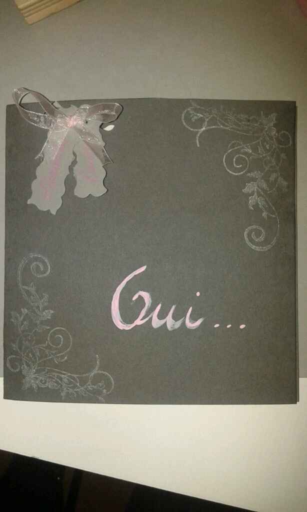 Mon premier prototype de faire part! - 2