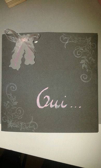 Mon premier prototype de faire part! - 2