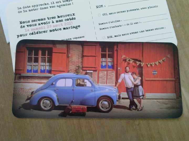 Diy mes save the date vintage chic - 3