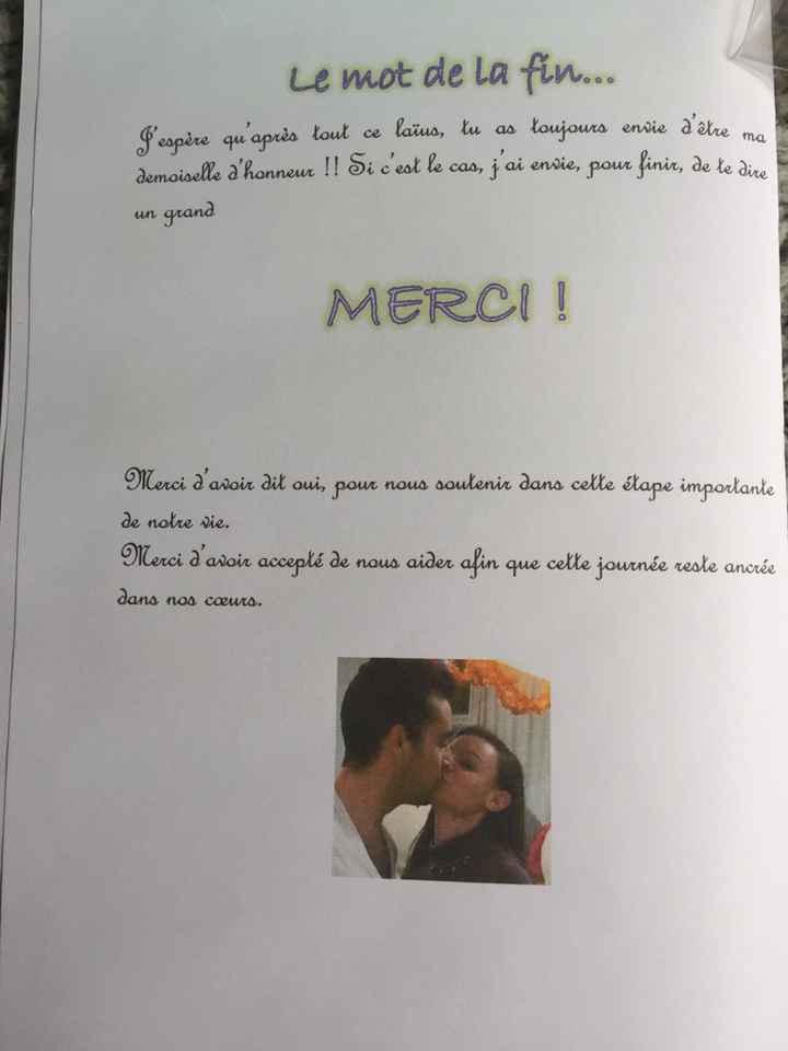 Ma demande aux témoins et dh - 5