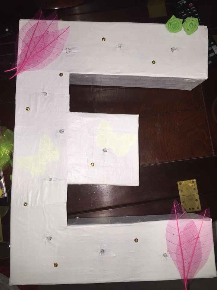 Notre 1er diy : les lettres lumineuses - 2