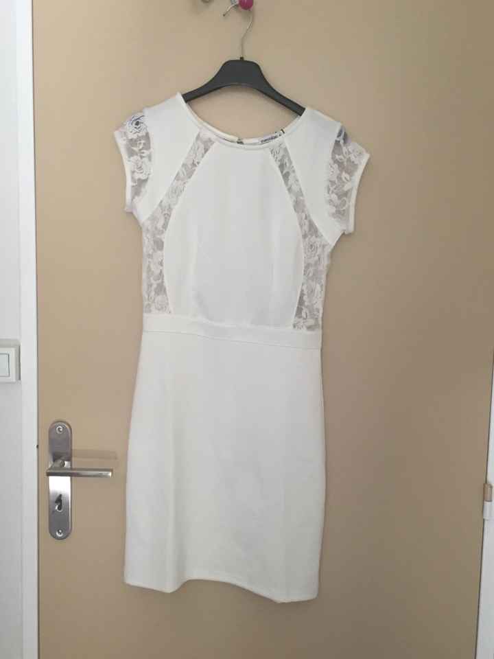 Trouvaille : robe cérémonie civile ou lendemain - 1