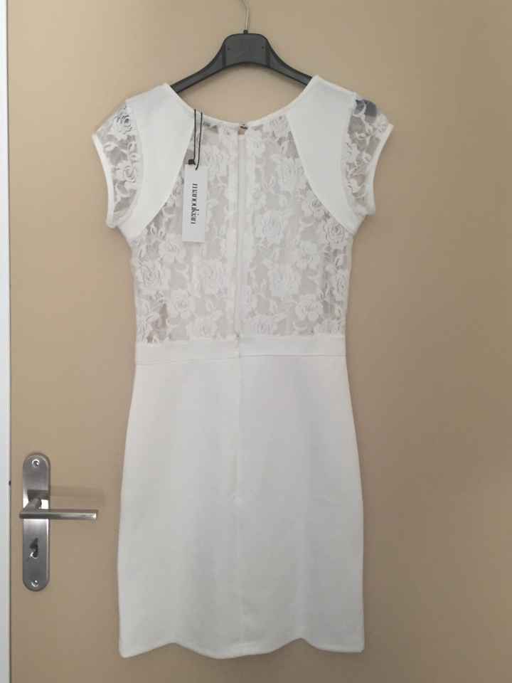 Trouvaille : robe cérémonie civile ou lendemain - 2