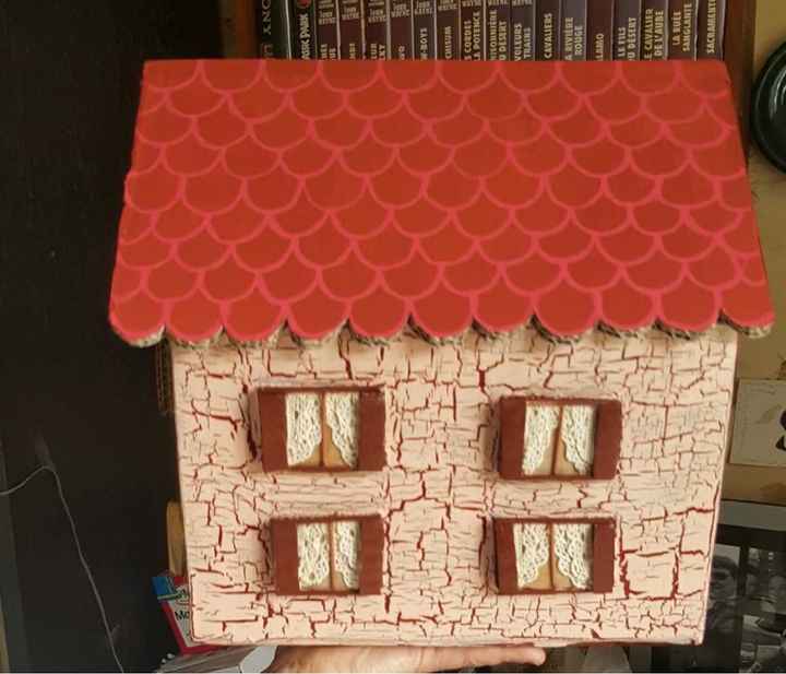 Maquette maison à oiseaux (urne) - 1