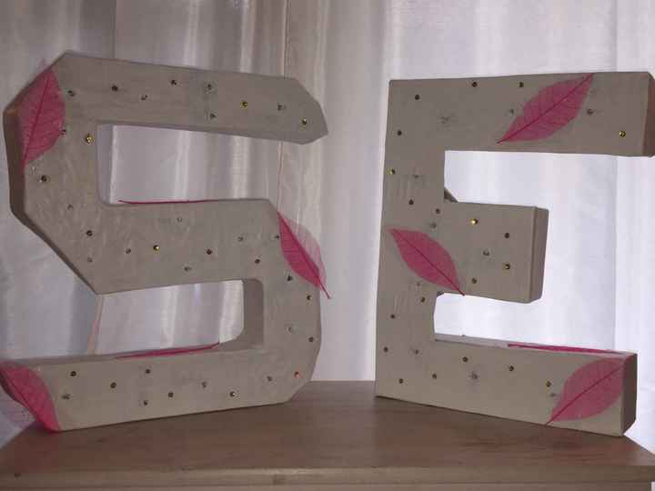 Notre 1er diy : les lettres lumineuses - 3