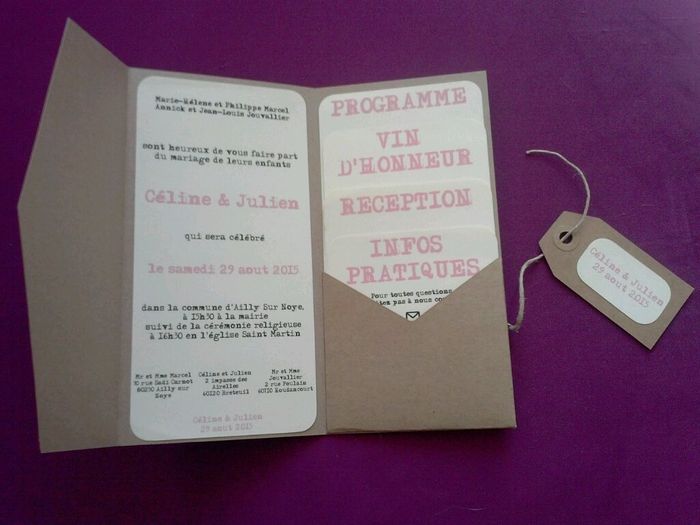 Notre  faire-parts vintage besoin de conseil - 2