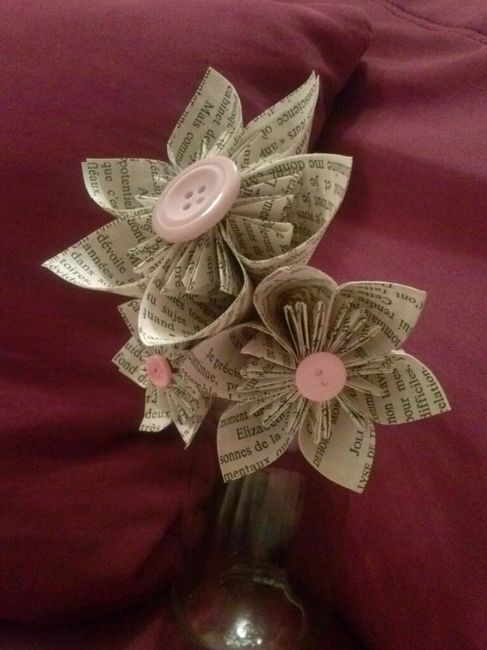 Mes bouquet origami pour dh - 1