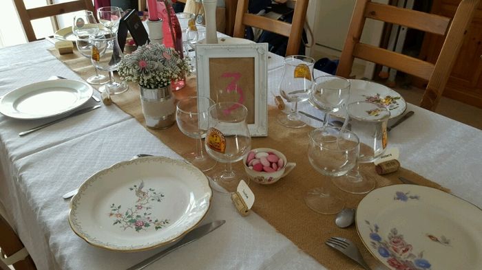 Ma déco de table diy vintage campagne - 2